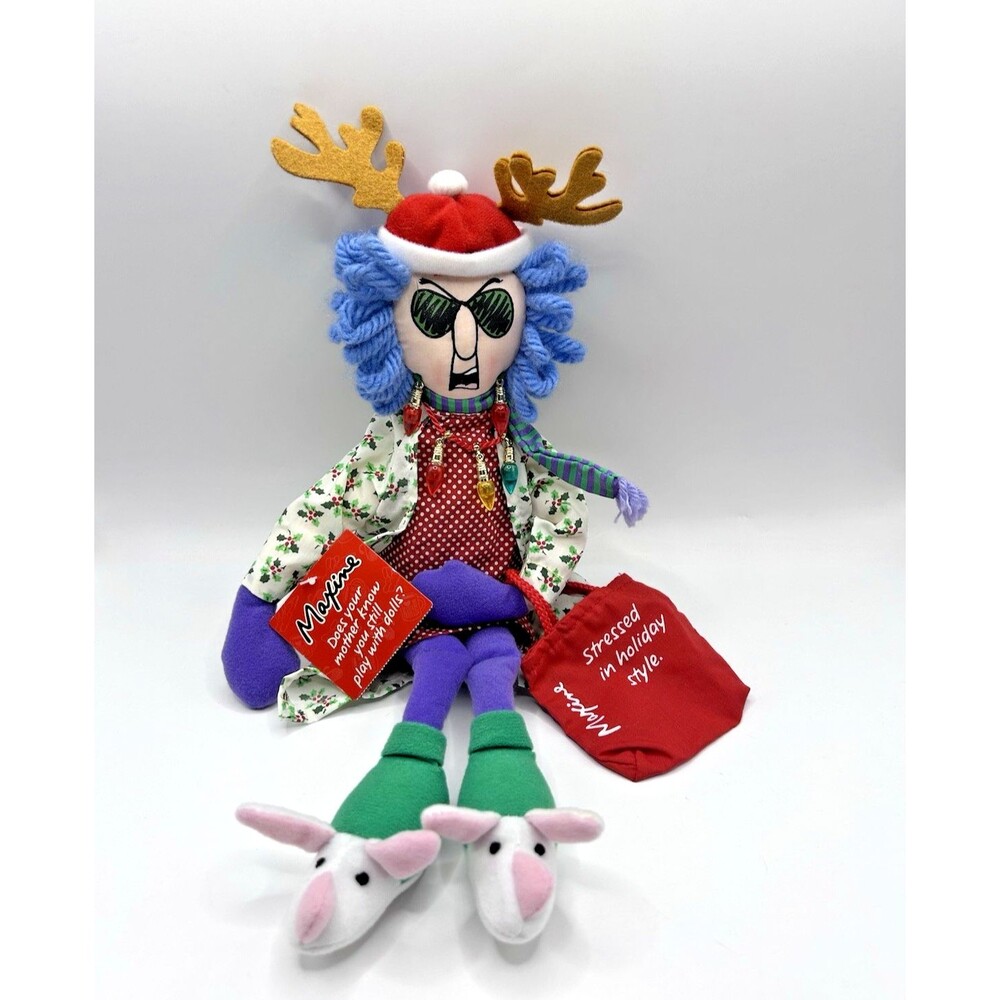 Hallmark Holiday Maxine Doll - Does Your Mother Know You Still Play Dolls 16”
